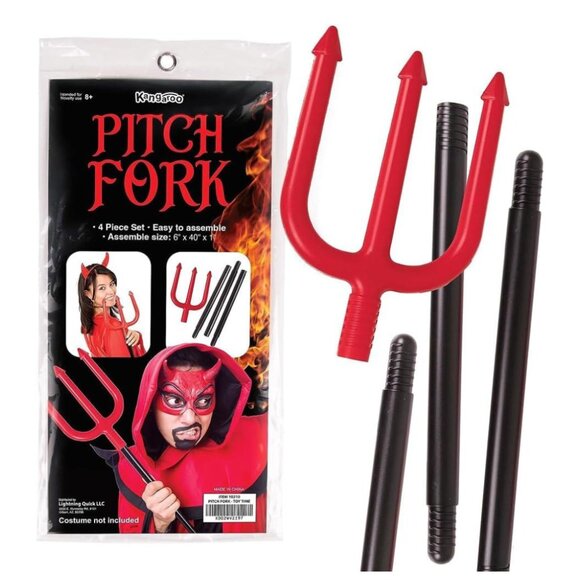 Devil Halloween Pitchfork - 44.25 Inches - Picture 1 of 10